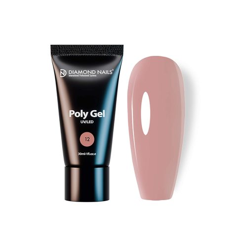 Diamond Nails PolyGel 12 - Cover Nude - 30ml HEMA- és TPO-mentes