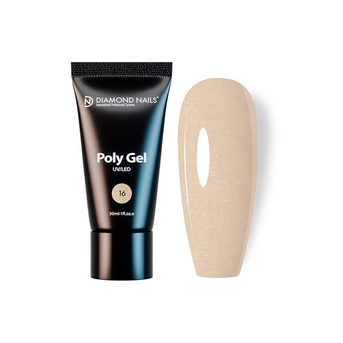 Diamond Nails PolyGel 16 - Sandy Glow - 30ml - HEMA- és TPO-mentes