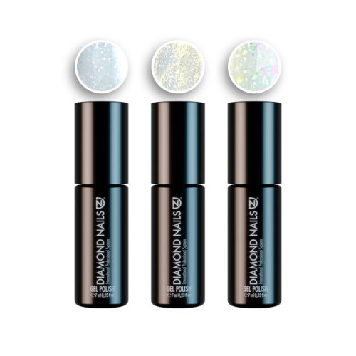 Csillámos FM Top Coat szett #1 – 3 x 7ml
