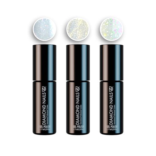 Csillámos FM Top Coat szett #1 – 3 x 7ml