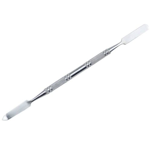 Keverő spatula – fém, kétvégű (16 cm)