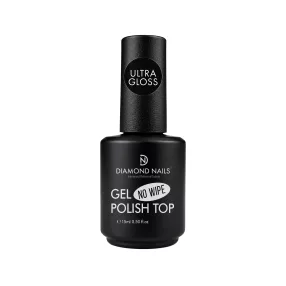 Gél Lakk - Fixálásmentes fedő géllakk - Ultra Gloss 15ml - Hema mentes