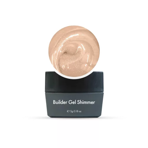 Builder Gel Shimmer Natural Beige nude 5g HEMA-mentes építő zselé - Diamond Nails