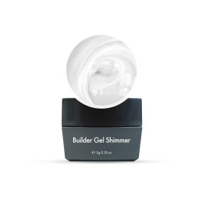 Builder Gel Shimmer Milkshake 5g csillámos milky white építő zselé - Diamond Nails