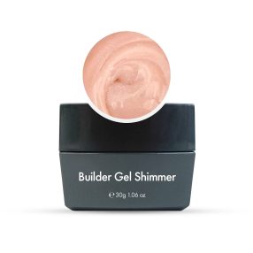 Builder Gel Shimmer Vanilla Rose 30g barackos rózsaszín csillámos építő zselé - Diamond Nails