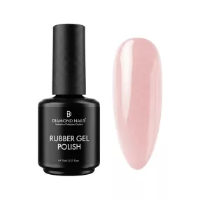 Diamond Nails Rubber Base Pro Gel Shimmer Peach 15 ml