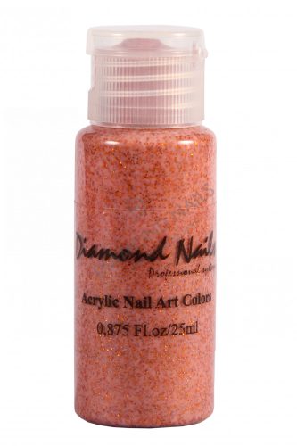 Csillám barna akril festék 054