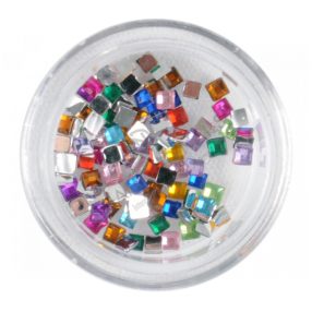 Strasszkő Kocka mix