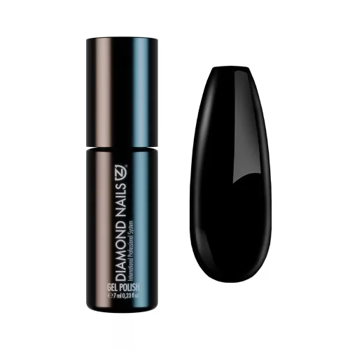 Diamond Nails Gél Lakk - DN004 - Fekete - 7ml - Hema mentes