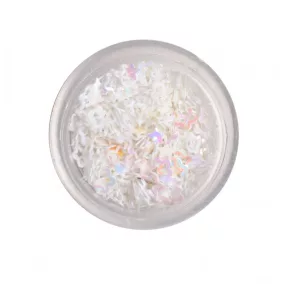 Műanyag virág fehér