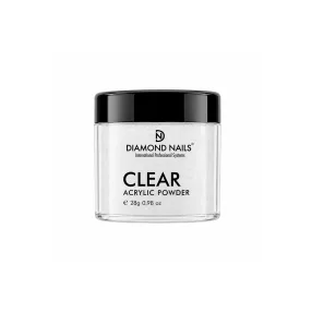Diamond Nails átlátszó porcelán por professzionális körömépítéshez - 28g