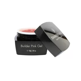 Diamond Nails Builder Pink építő zselé 30g – áttetsző, halvány rózsaszín árnyalatú zselé - HEMA-mentes