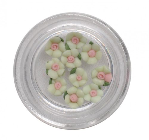 Világos zöld porcelán kisvirág 