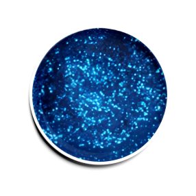 Kék csillám zselé 074