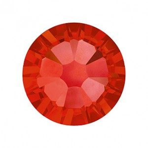 Swarovski   SS10  méretű piros kerek kristály 100db