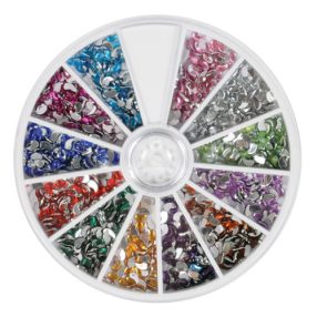 Kőtárcsa+strasszkövek jing jang