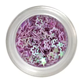 Műanyag virág lila