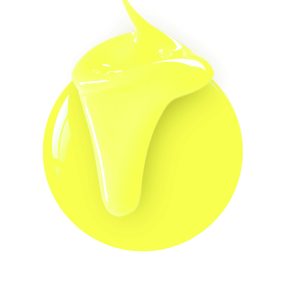 Neon sárga színes zselé 5g – Élénk, tartós díszítő zselé - Diamond Nails