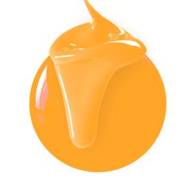 Neon narancssárga színes zselé 052 – Élénk narancs díszítő zselé - Diamond Nails