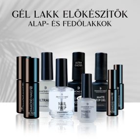 Gél lakk előkészítők, alap és fedőlakkok