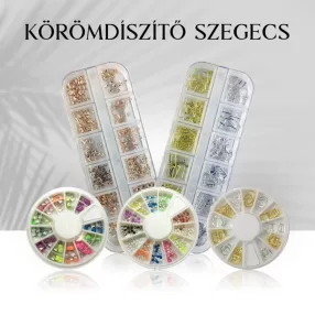 Körömdíszítő Szegecs