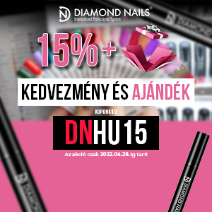 DNHU15 15% kedvezmény és ajándék gél lakk toll!