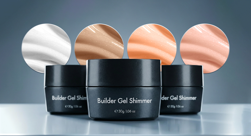 Új csillámos műköröm építő zselék a Diamond Nails-nél – prémium, HEMA-mentes, vegán formula
