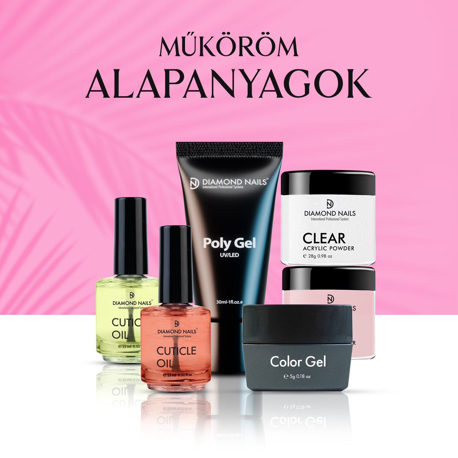 Műköröm alapanyagok