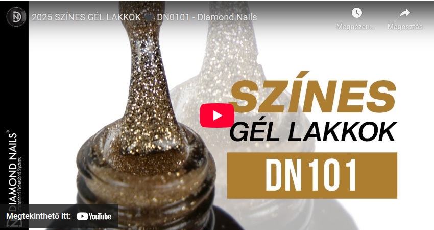 2025 Színes Gél Lakkok DN0101 - Diamond Nails