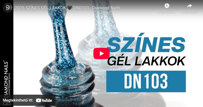 2025 Színes Gél Lakkok DN0103 - Diamond Nails