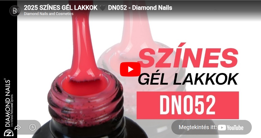 2025 Színes Gél Lakkok DN052 - Diamond Nails