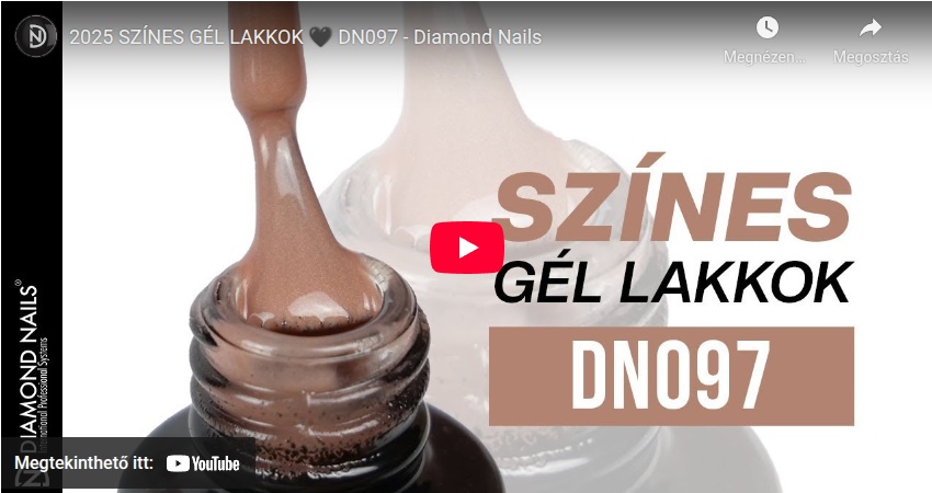 2025 Színes Gél Lakkok DN097 - Diamond Nails