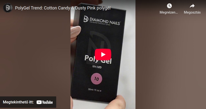 PolyGel Trend: Cotton Candy & Dusty Pink polygél